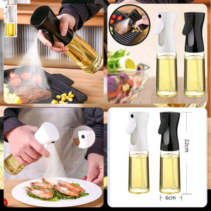 Edible Oil Spray Bottle 300ml | Refillable Kitchen Oil Mister & Cooking Dispenser | Easy Oil Sprayer for Healthy Cooking