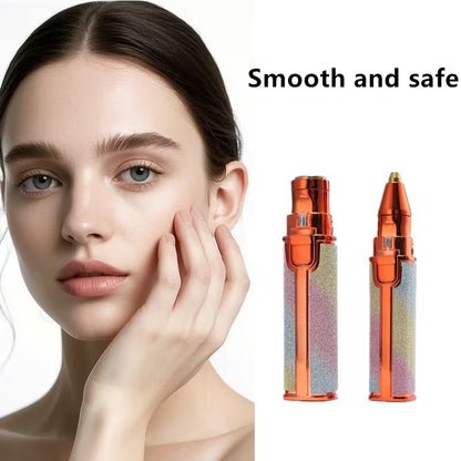 2-in-1 Eyebrow Trimmer & Facial Hair Remover – Precision Beauty Grooming Device for Women