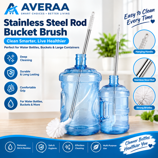 19-Liter Water Bottle Cleaning Brush | Long-Handle Bottle Brush with Durable Bristles for Dispenser & Gallon Cleaning
