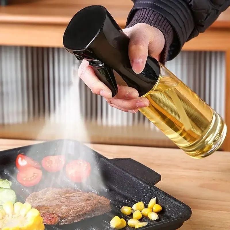 Edible Oil Spray Bottle 300ml | Refillable Kitchen Oil Mister & Cooking Dispenser | Easy Oil Sprayer for Healthy Cooking