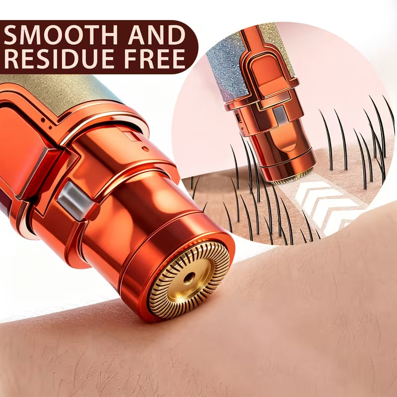 2-in-1 Eyebrow Trimmer & Facial Hair Remover – Precision Beauty Grooming Device for Women